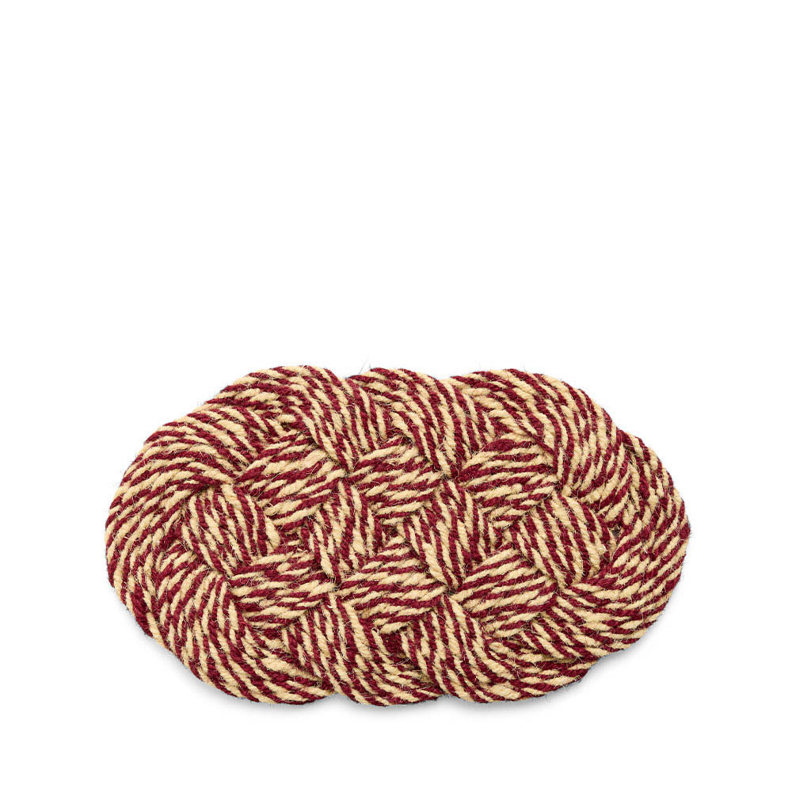 Coco Swirl Ajtószőnyeg Bordeaux/Off-White - Hay