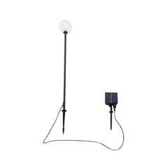 Brindley Lampada a celle solari w/Picco di terra Nero - Lindby