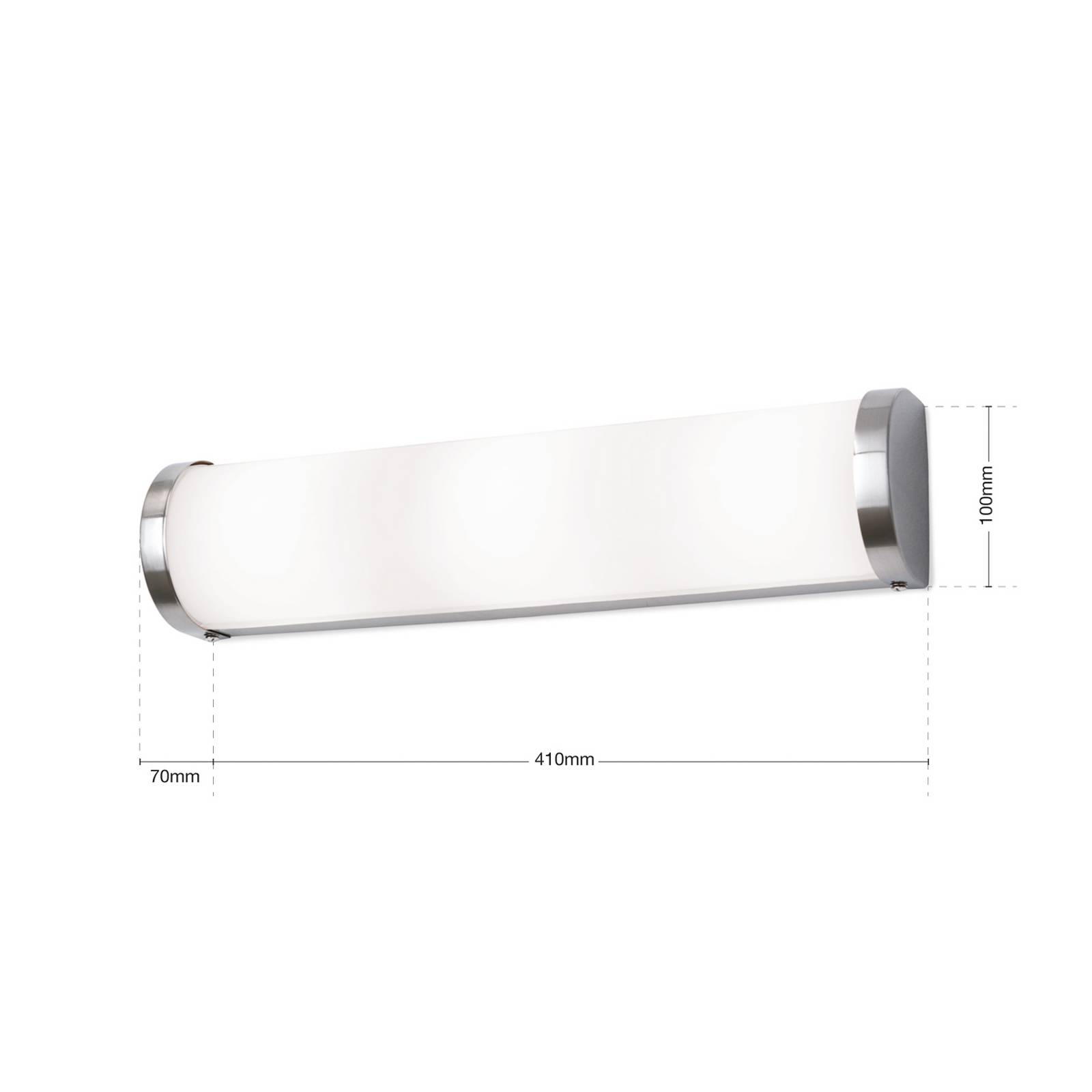 Kinkiet Tea 41 cm nikiel