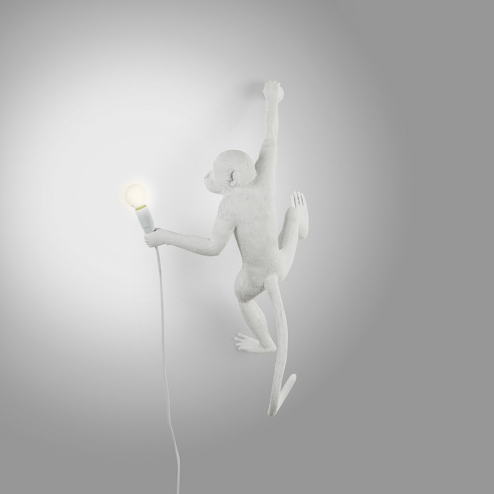 Monkey Hanging Nástěnné Svítidlo Right White - Seletti