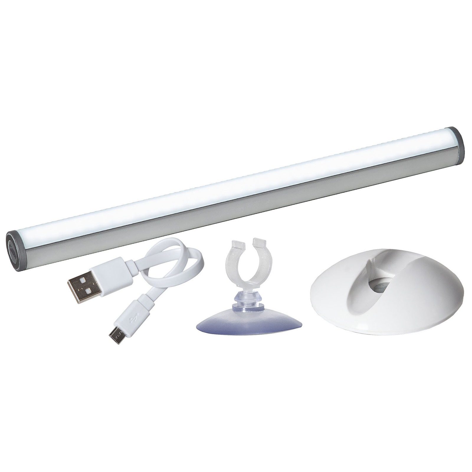 Best Season Daylight LED batten light, battery, touch dimmer, for Living / Dining Room, plastic, 2 W, energy efficiency: A+, L: 20.6 cm, W: 1.7 cm, H: 1.7 cm