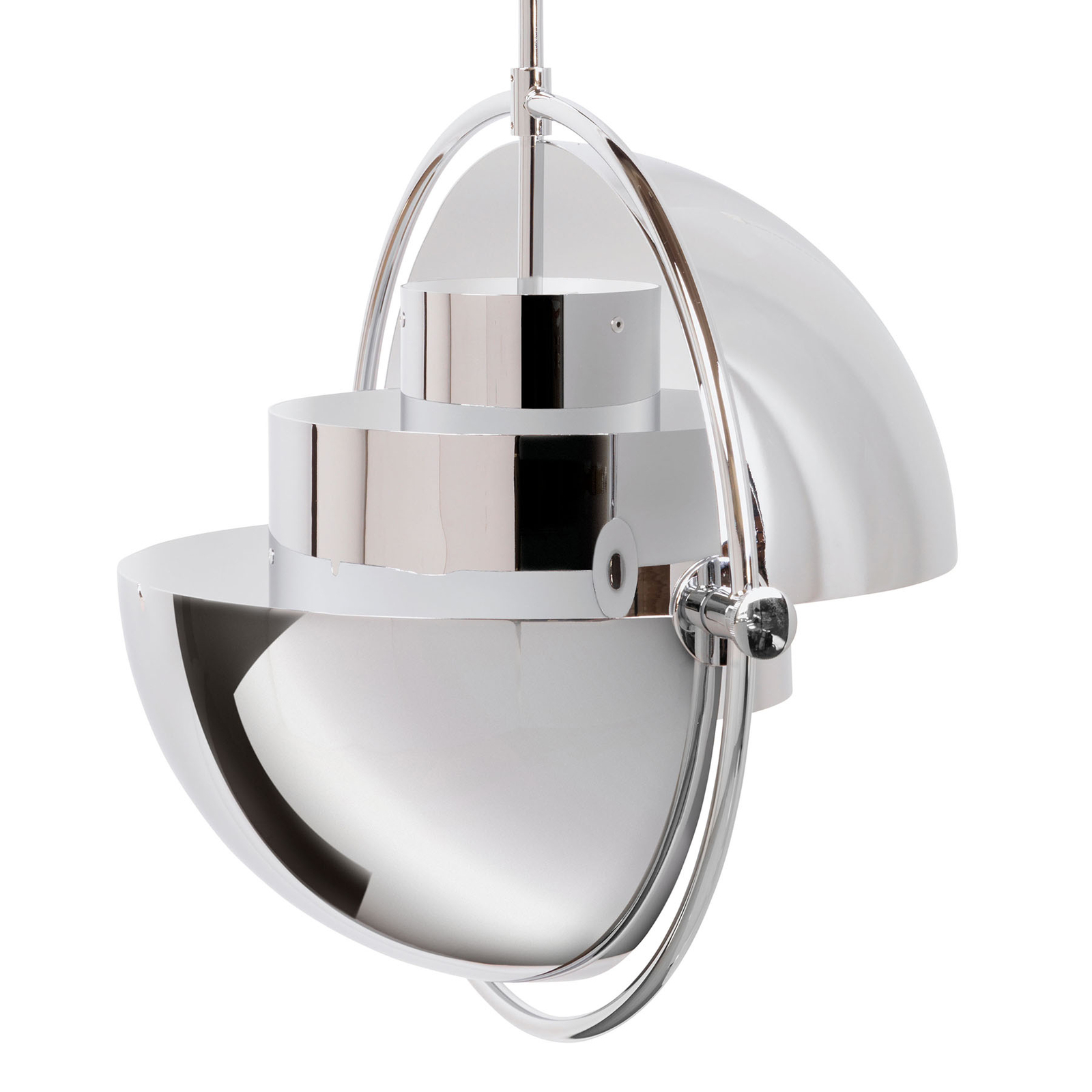 Gubi hanglamp Lite, Ø 36 cm, chroom/chroom