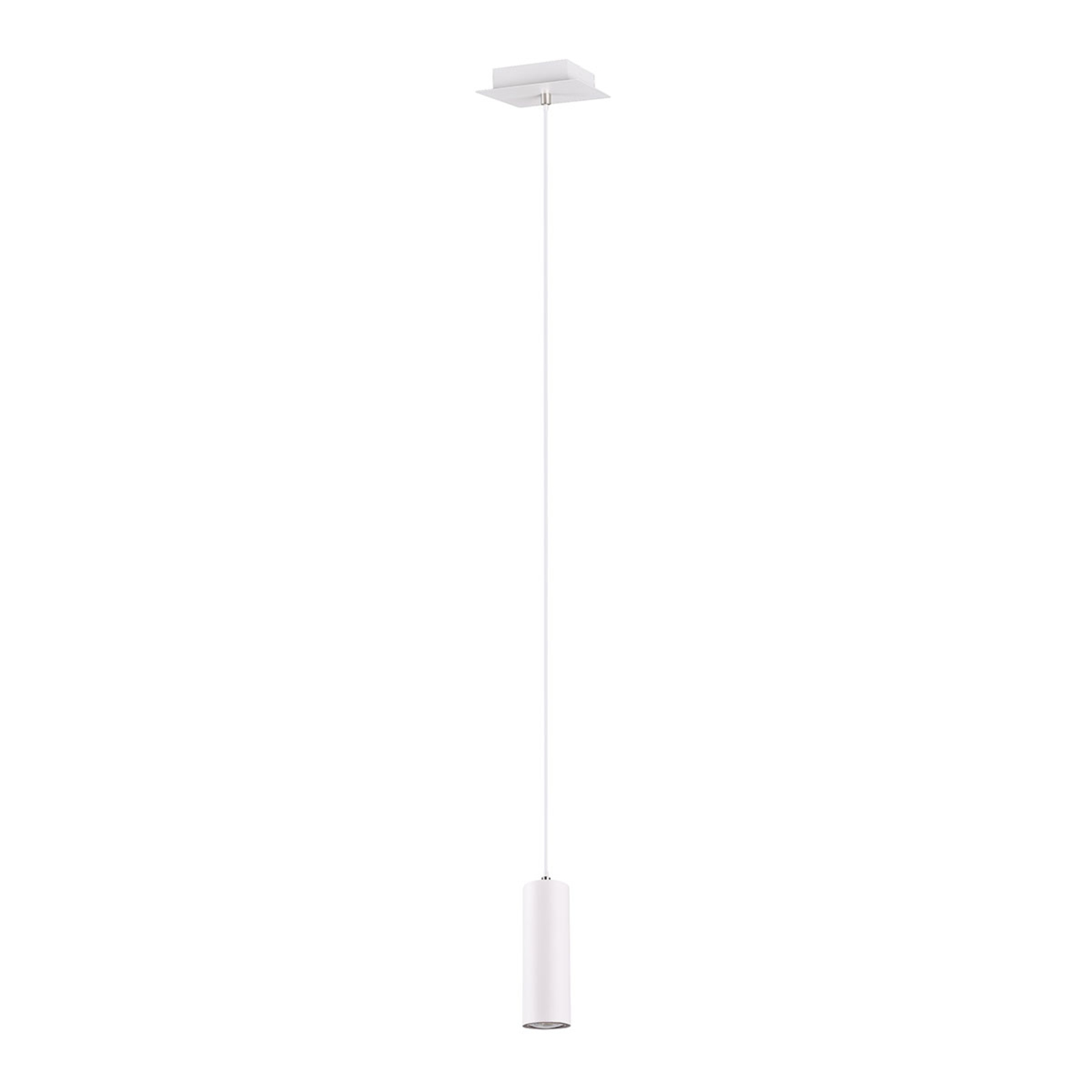 Marley pendant light, white, 1-bulb