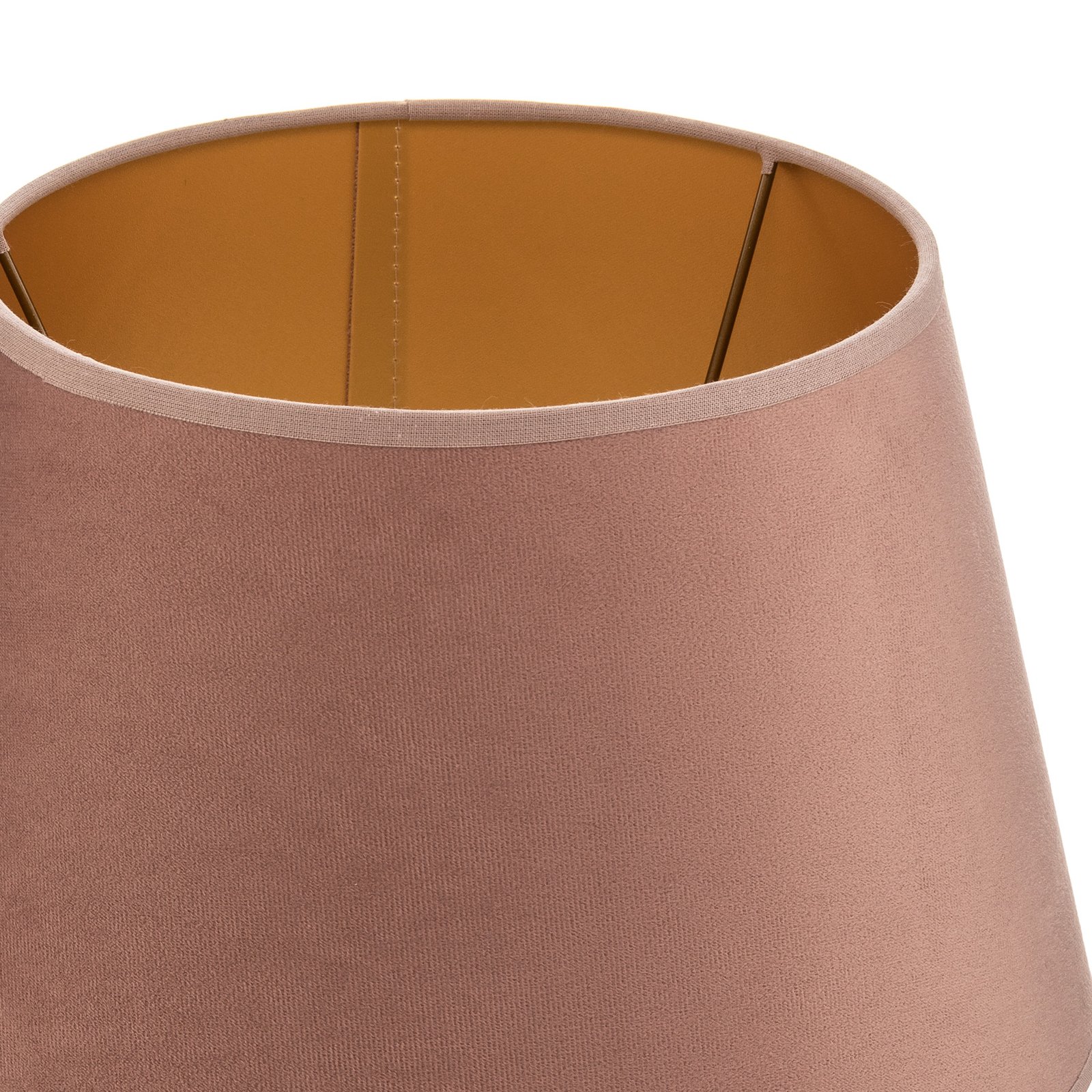 Lampenschirm Cone Höhe 18 cm, rosa/gold