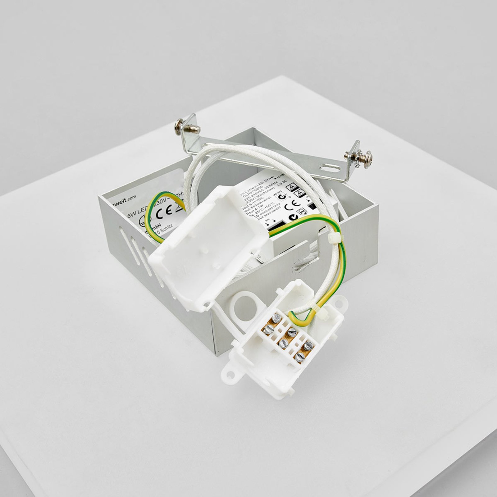Berlind Wall Lamp Opal/Silver - Lucande