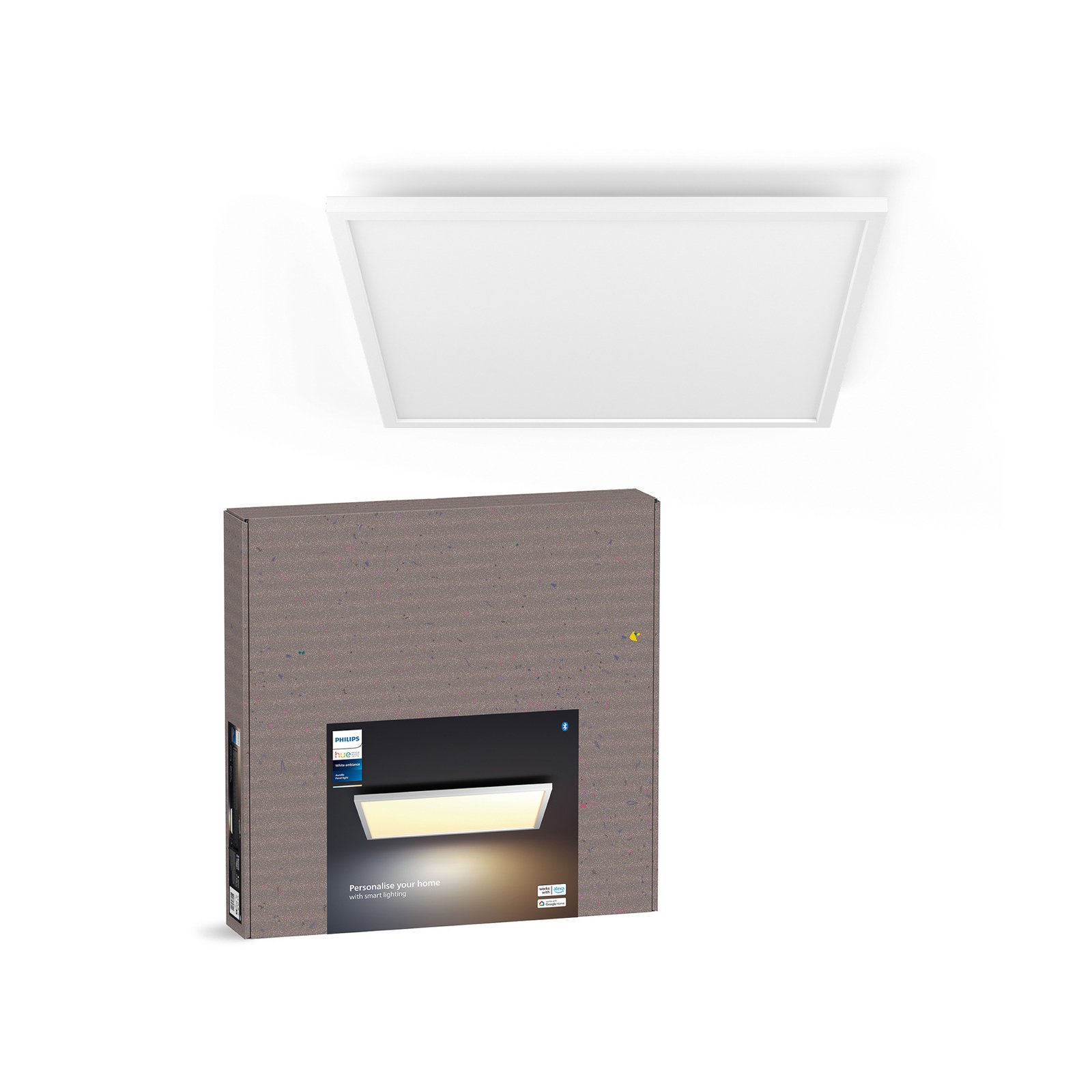 Panel LED Philips Hue White Ambiance Aurelle, 60 x 60 cm, blanco