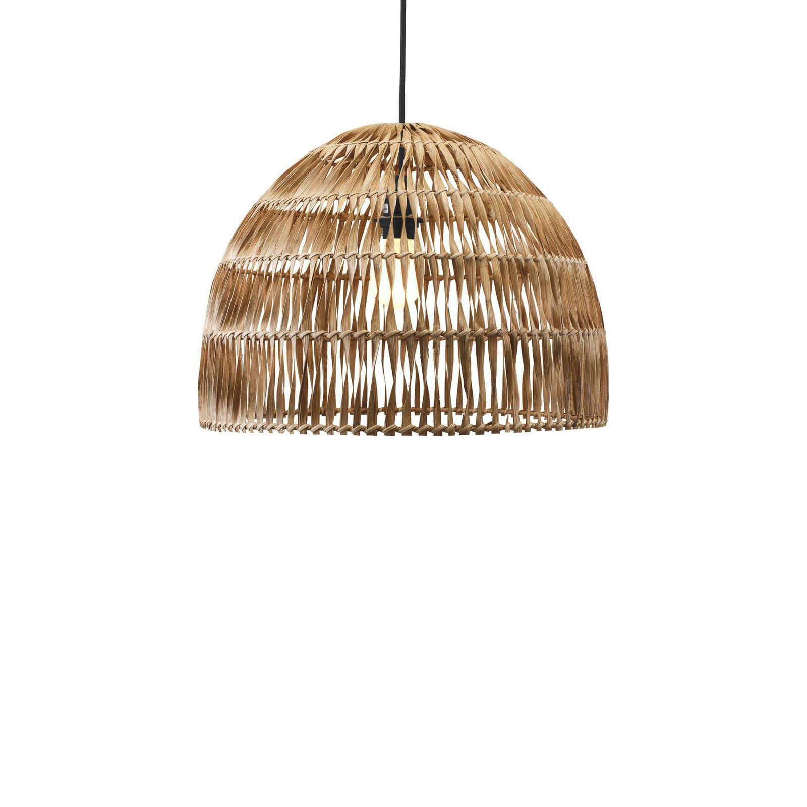 PR Home outdoor hanging light, Lace, Ø 46 cm, UK plug, natural