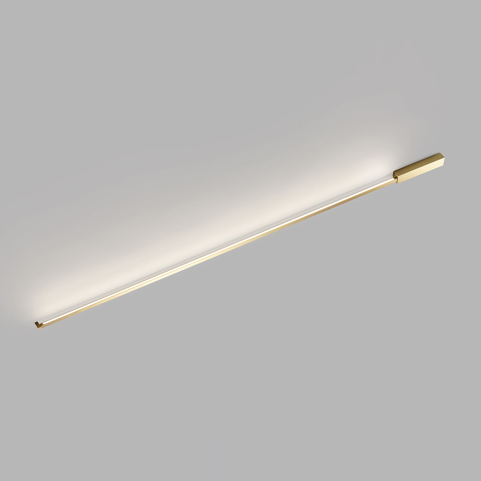 Stripe C/W LED-Lichtleiste, messing, 200 cm, CCT - Light-Point
