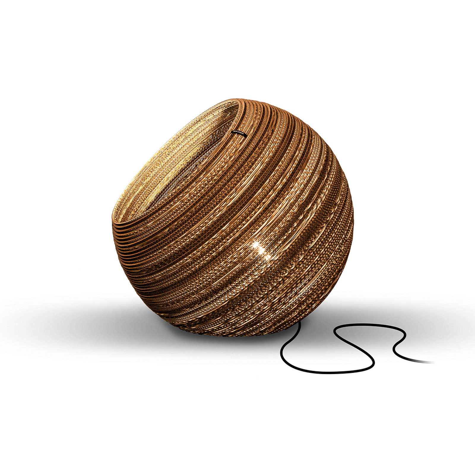 Think Paper Globe Tischleuchte aus Karton