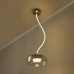 OSRAM DECOR GLOW LED lógó lámpa, borostyánsárga/arany, Ø 38 cm, felfelé/lefelé