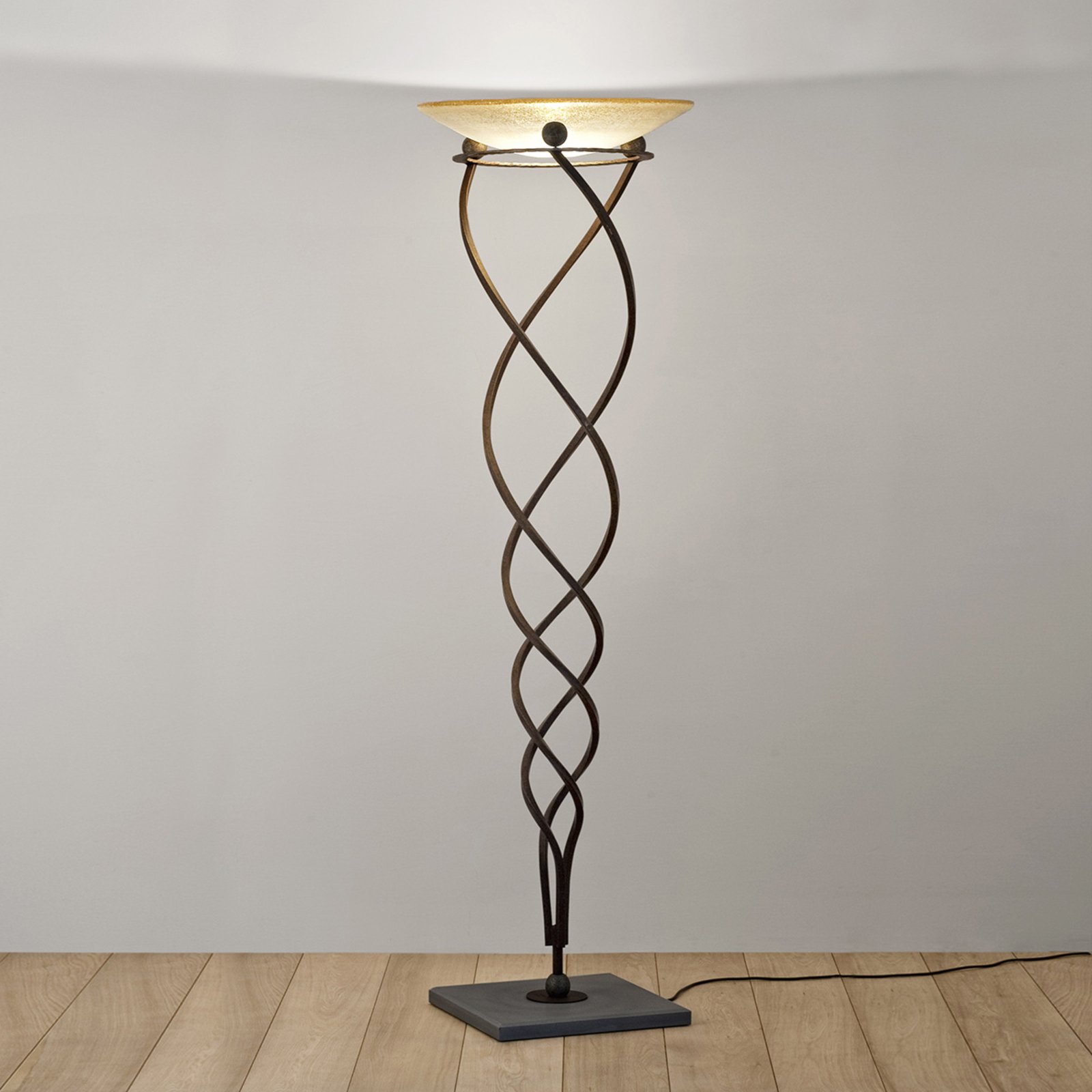 Antinea - vloerlamp met Muranoglas