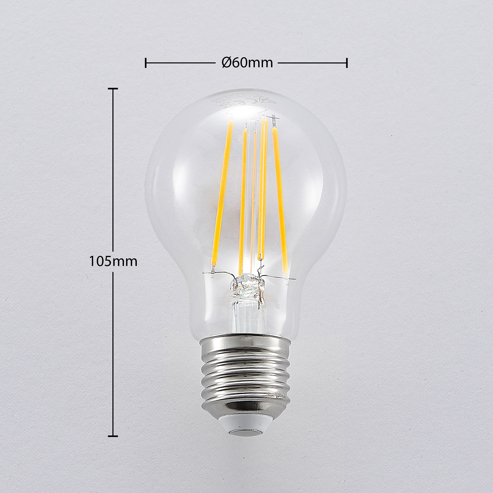 Lichtbron LED 6,5W Filament 3-step E27 Clear - Arcchio