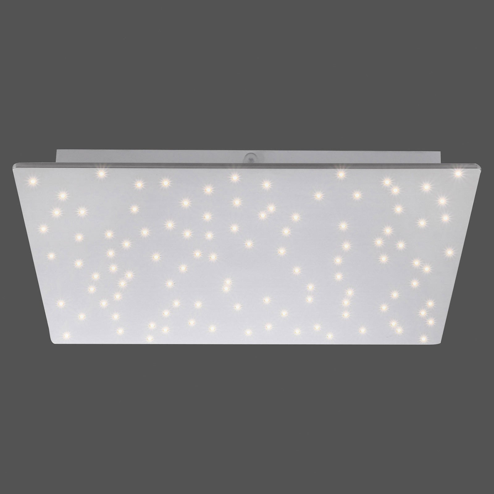 Sparkle LED ceiling light CCT dim steel 45 x 45 cm