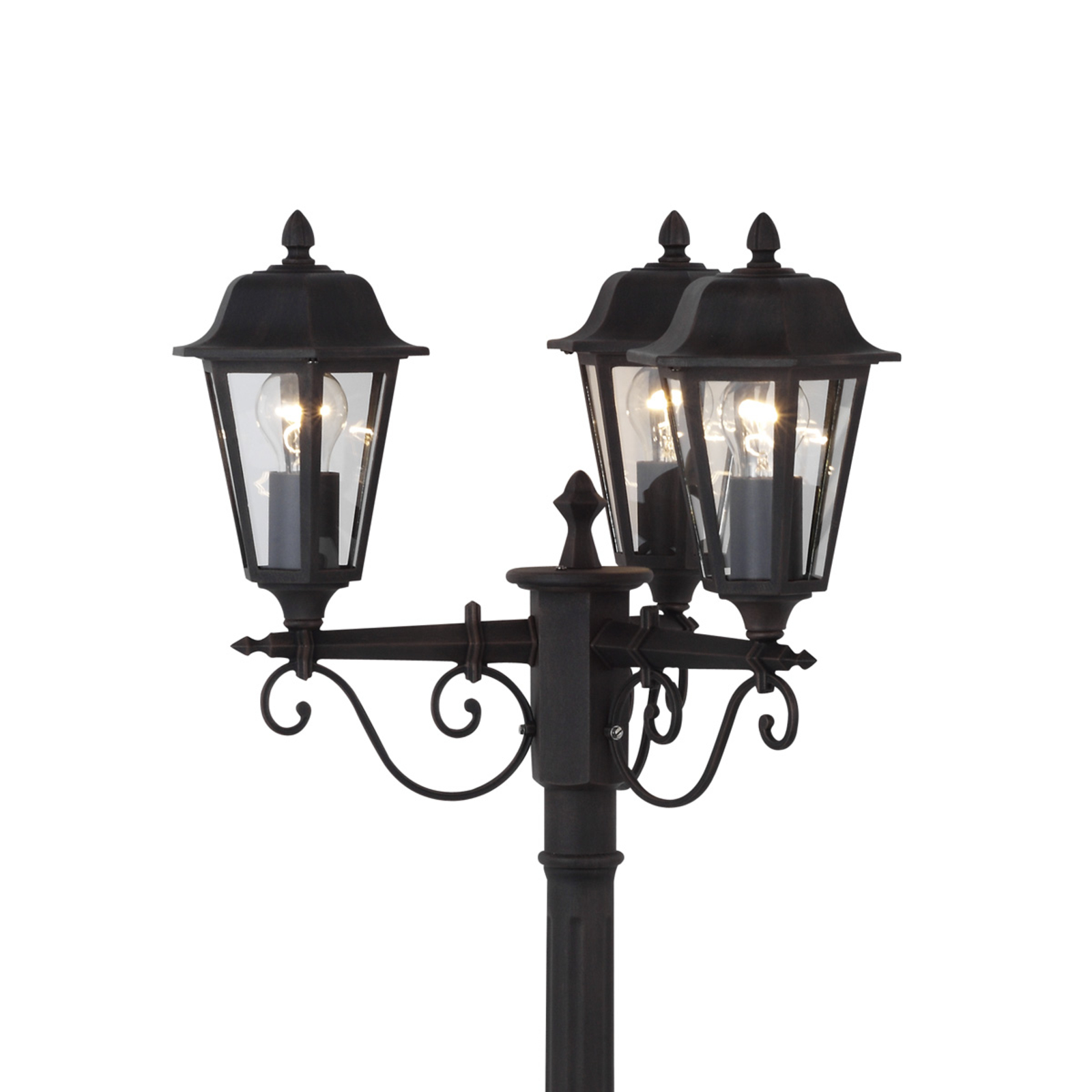Lamina 3 Puistovalaisin Clear/Rust - Lindby
