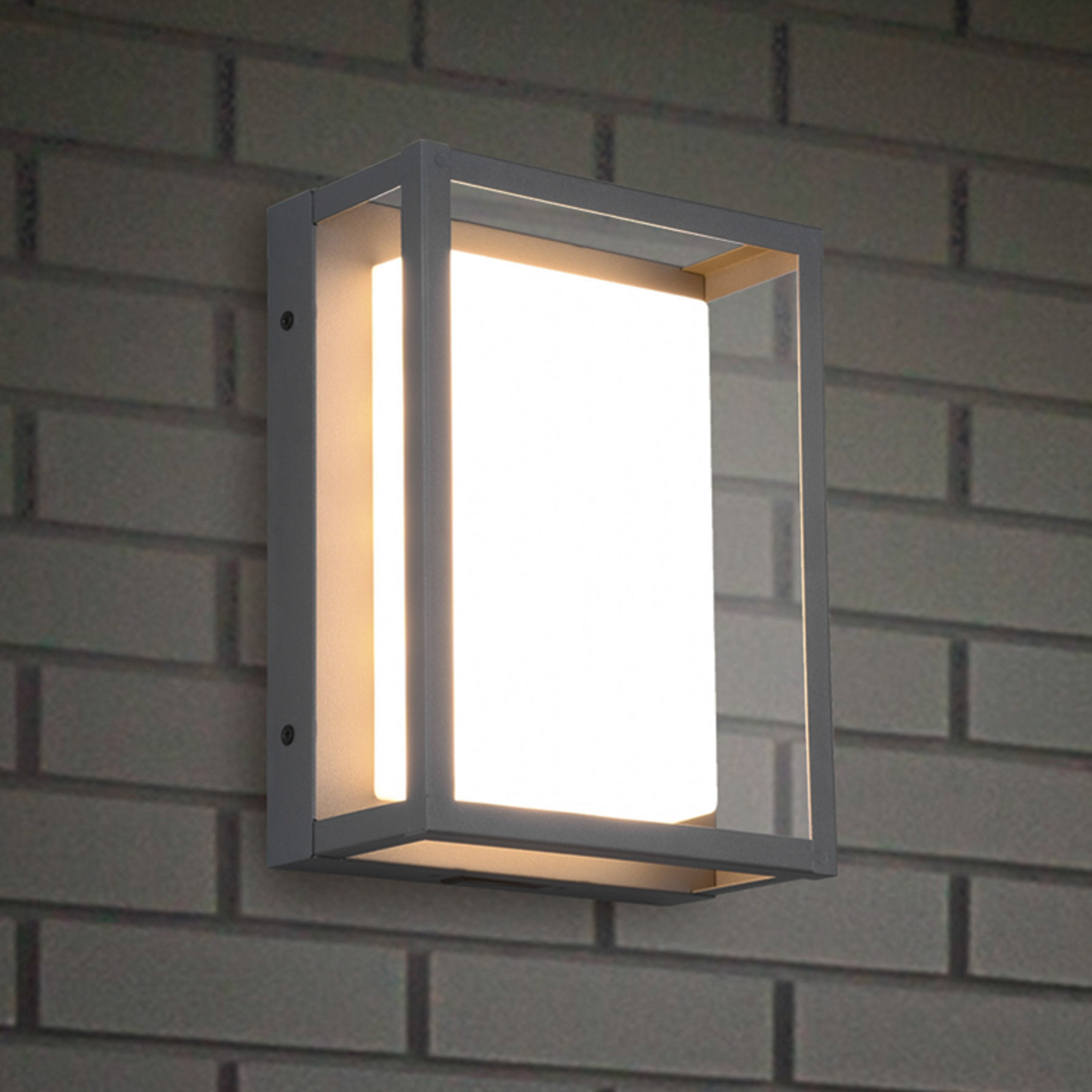 Applique da esterno a LED Witham, IP54, CCT, antracite