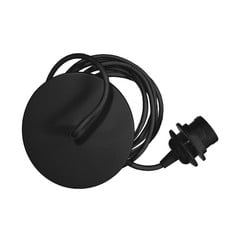 Rosette Aufhängungs-Kit E27 Black - UMAGE