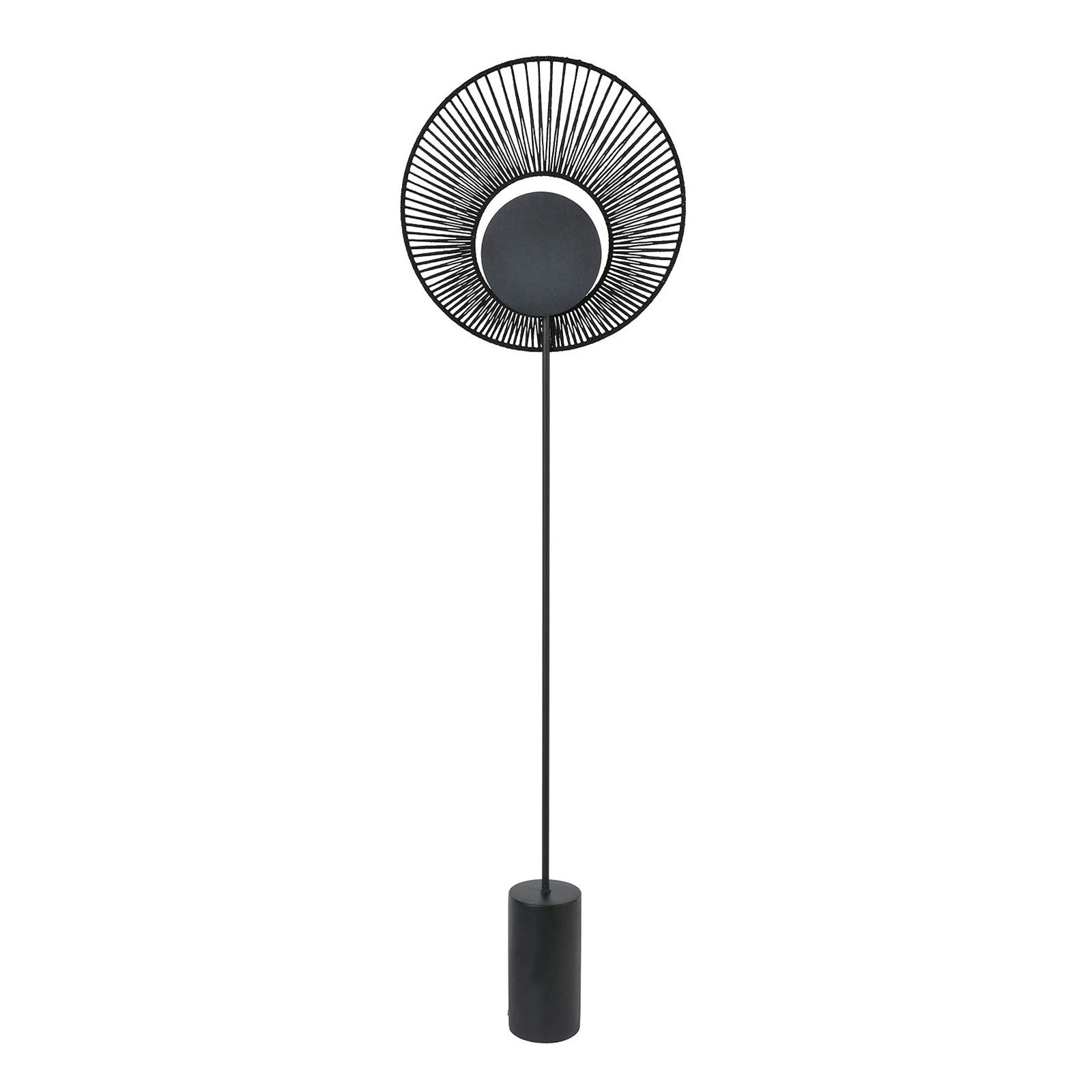 Forestier Oyster dizajn podna lampa, crna
