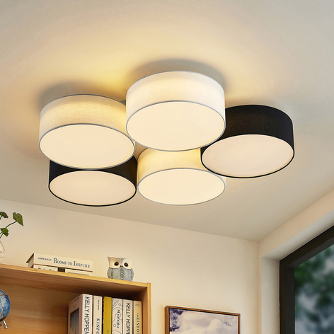 Lindby Janita LED-Deckenlampe, 5-fl., dreifarbig