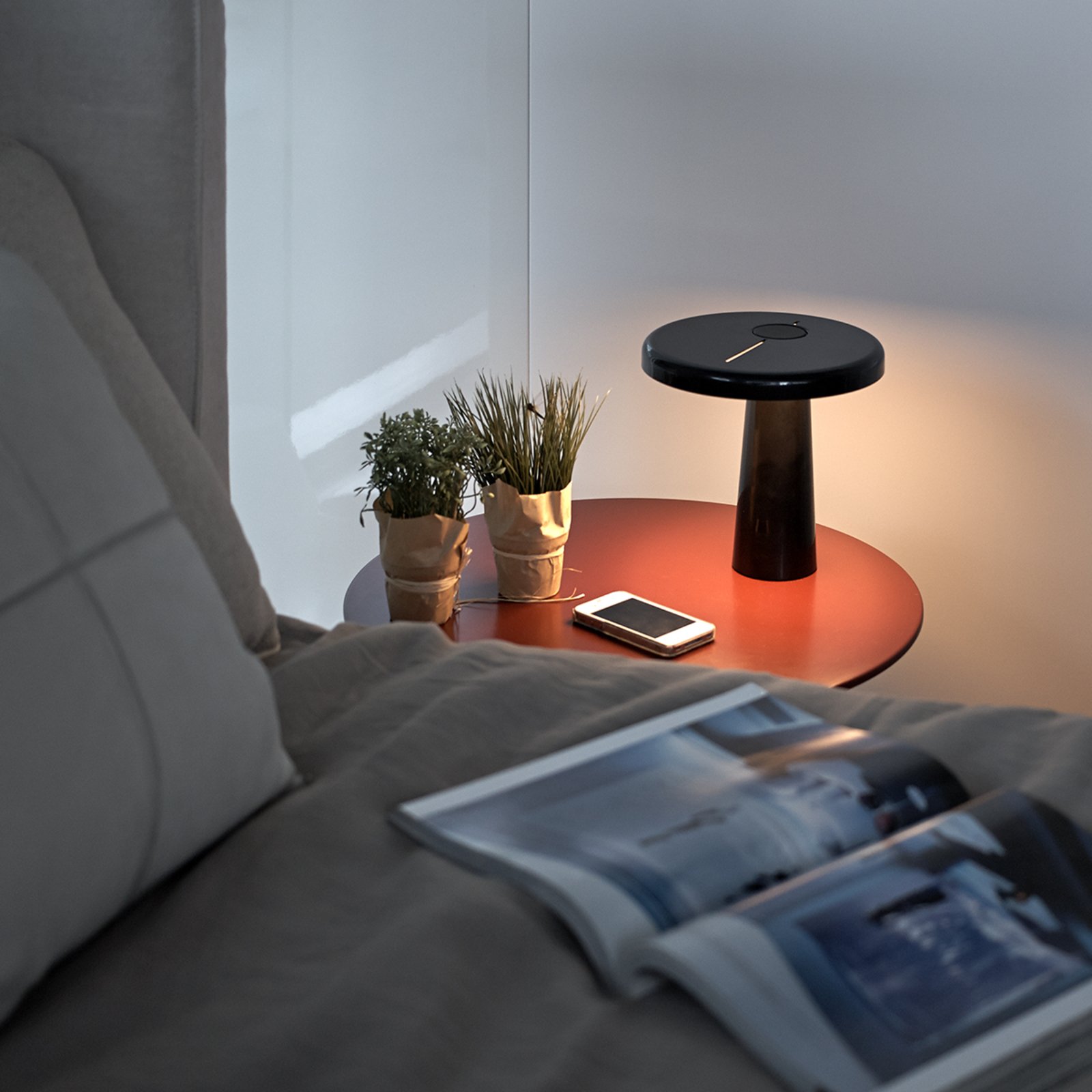 Martinelli Luce Hoop - LED-bordslampa i svart
