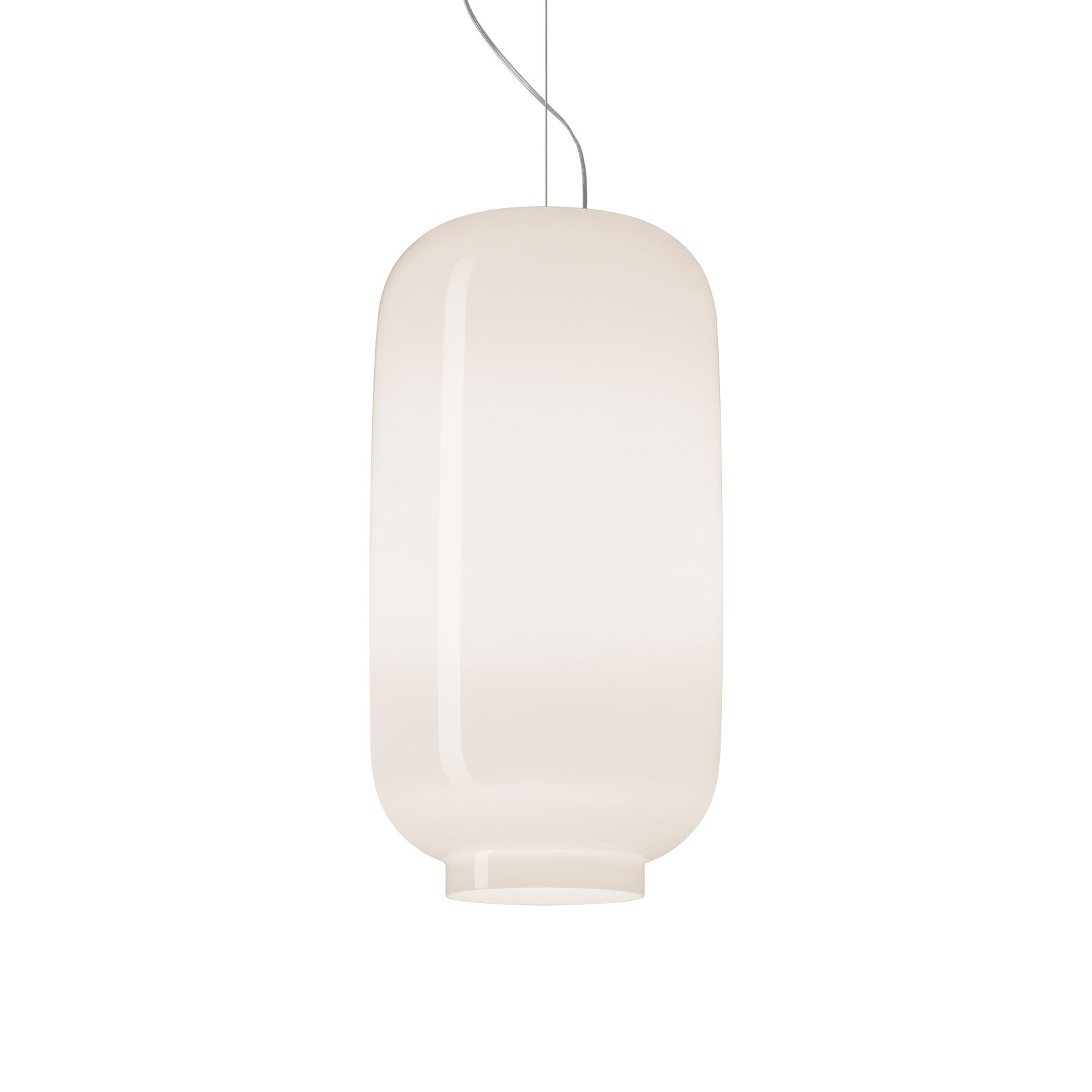Foscarini Chouchin Bianco 2 LED-es függőlámpa be/kikapcsolva