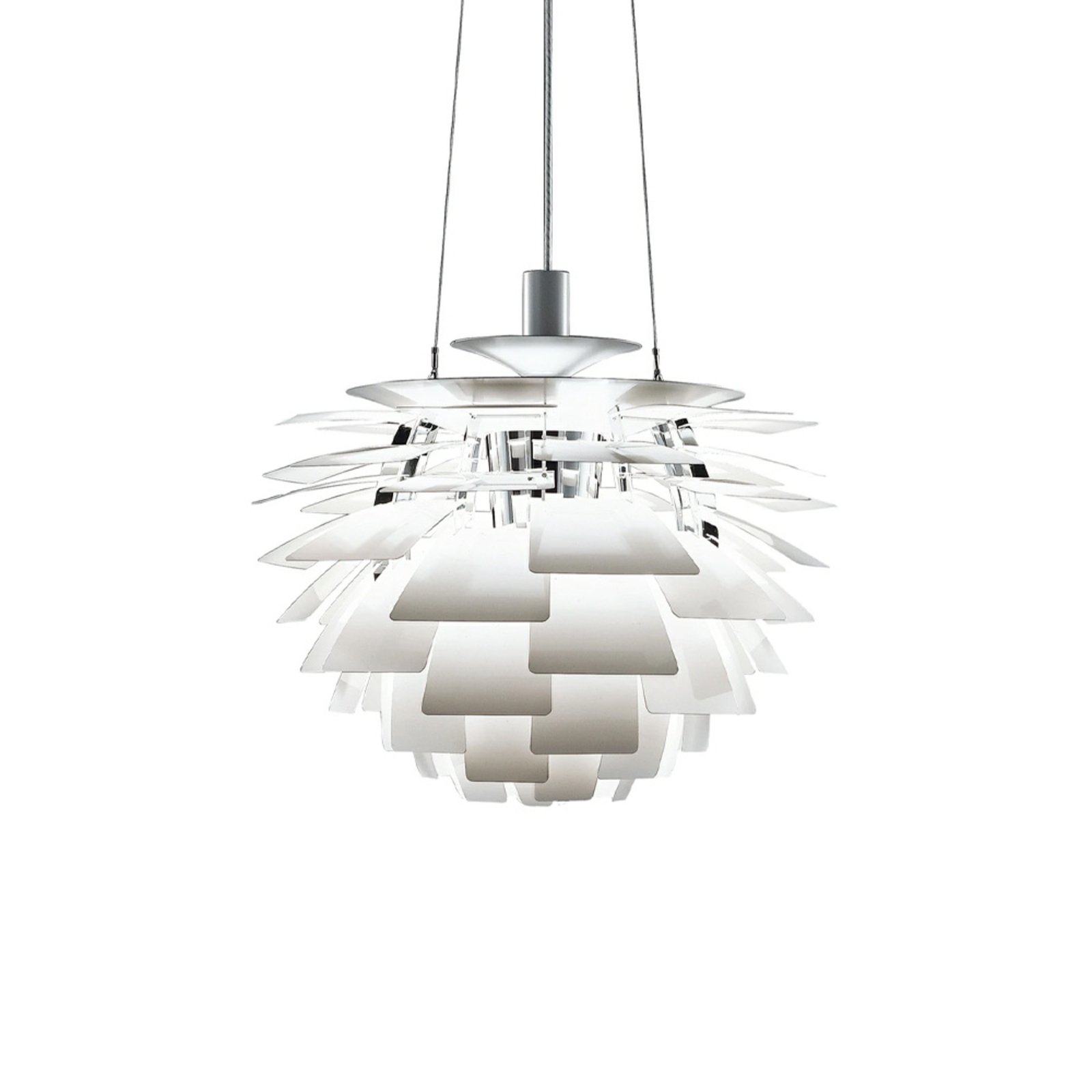 PH Artichoke Lámpara Colgante Ø480 LED (DTW) White - Louis Poulsen