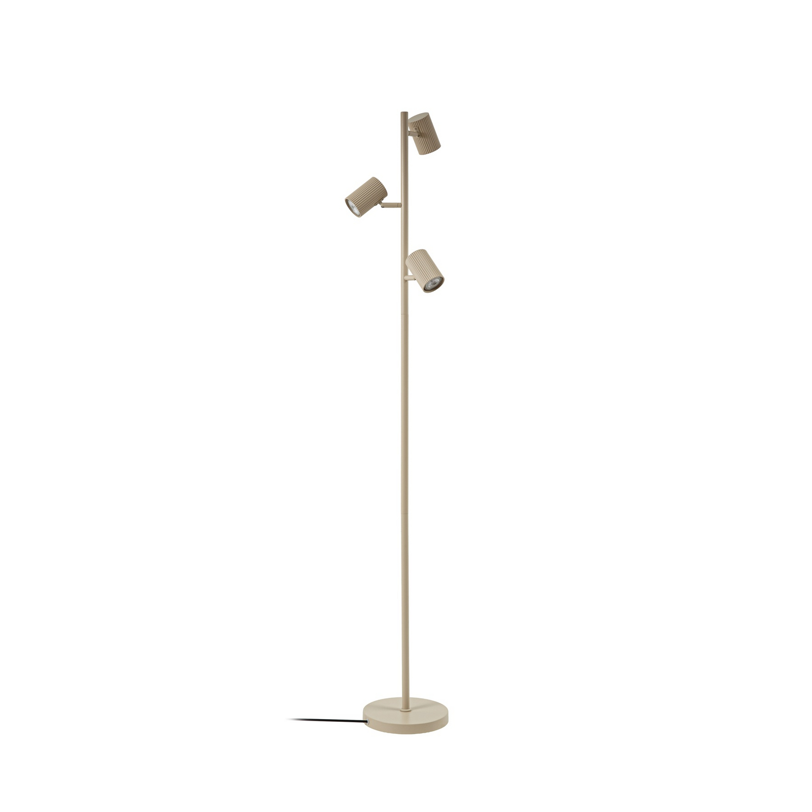 Lindby vloerlamp Kardis, 3-lamps, beige, hoogte 157 cm Lindby vloerlamp Kardis, 3-lamps, beige, hoogte 157 cm