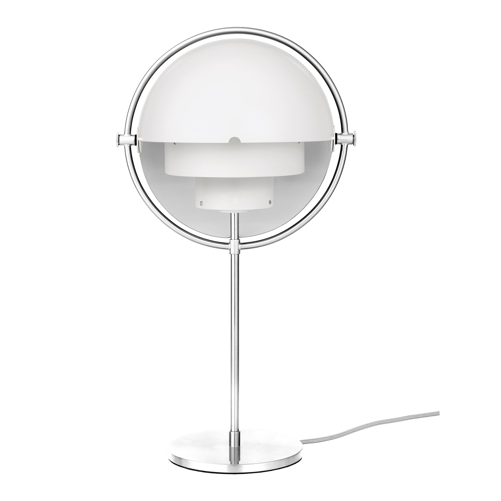 Multi-Lite Bordlampe Chrome/White - GUBI