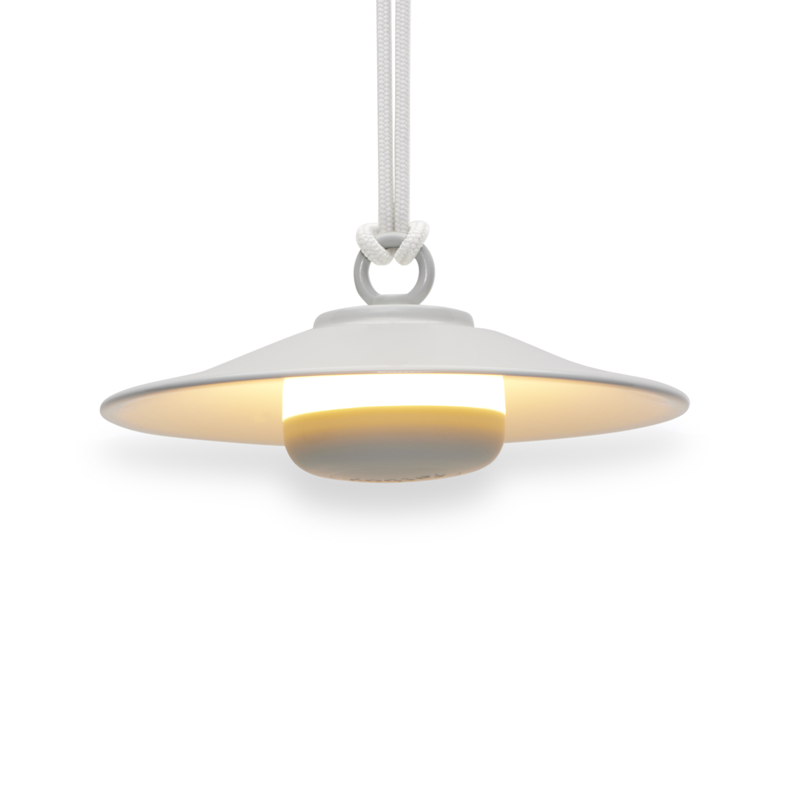 Fatboy Chap-O LED rechargeable pendant light, grey, dimmable, IP55