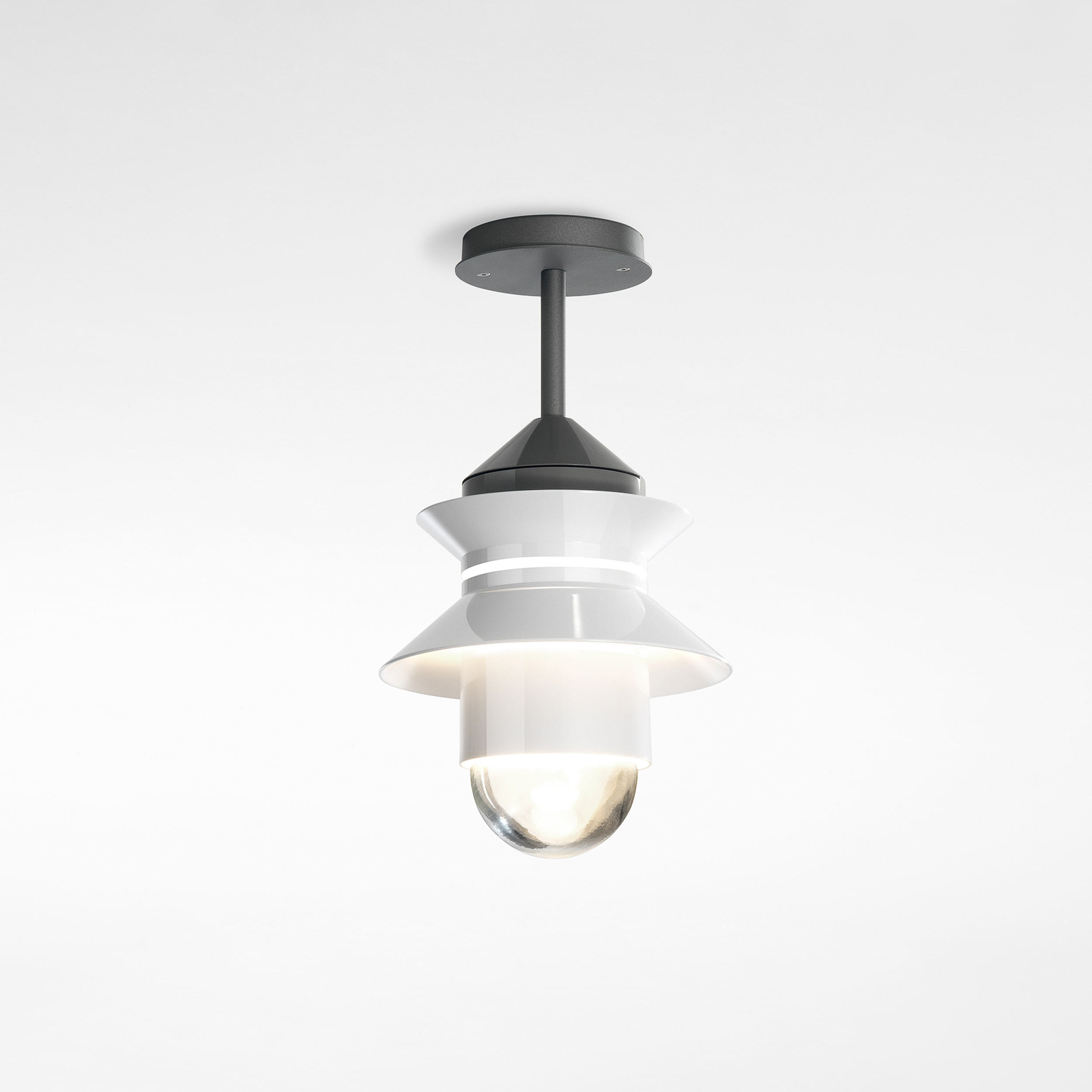 Lampa sufitowa zewnętrzna MARSET Santorini, IP65, biała