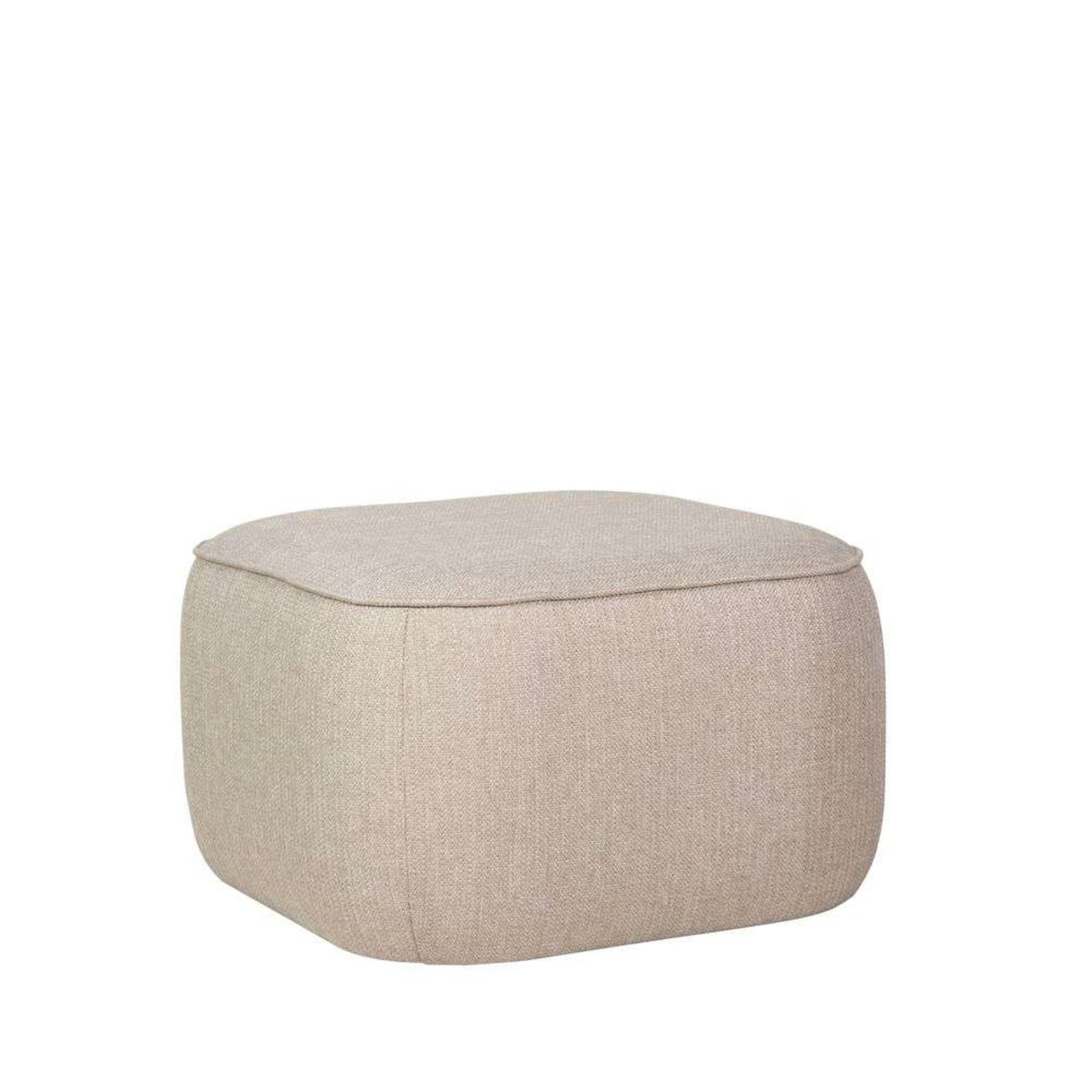 Cube Pouf Sand - Hübsch