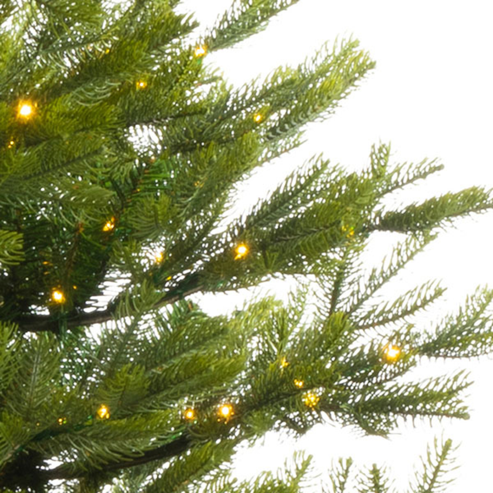 Kaemingk Arlberg udendørs LED-træ, højde 210 cm - juletræer - grøn - plast, metal