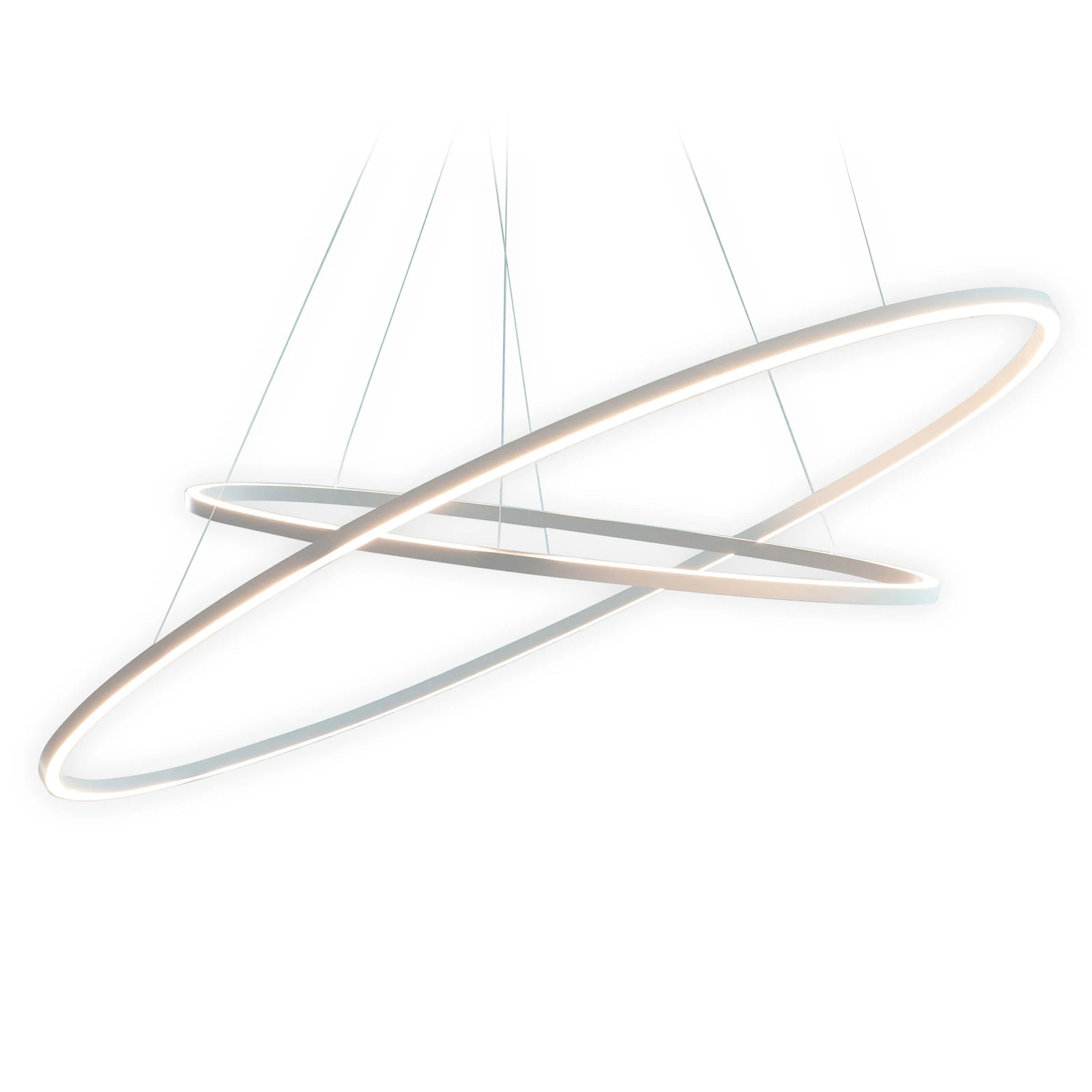 Nemo Ellisse Double Hängelampe 2700K aluminium