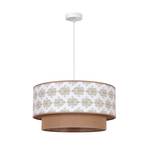 Hängelampe Hampton Boho gold Ornament/Jute