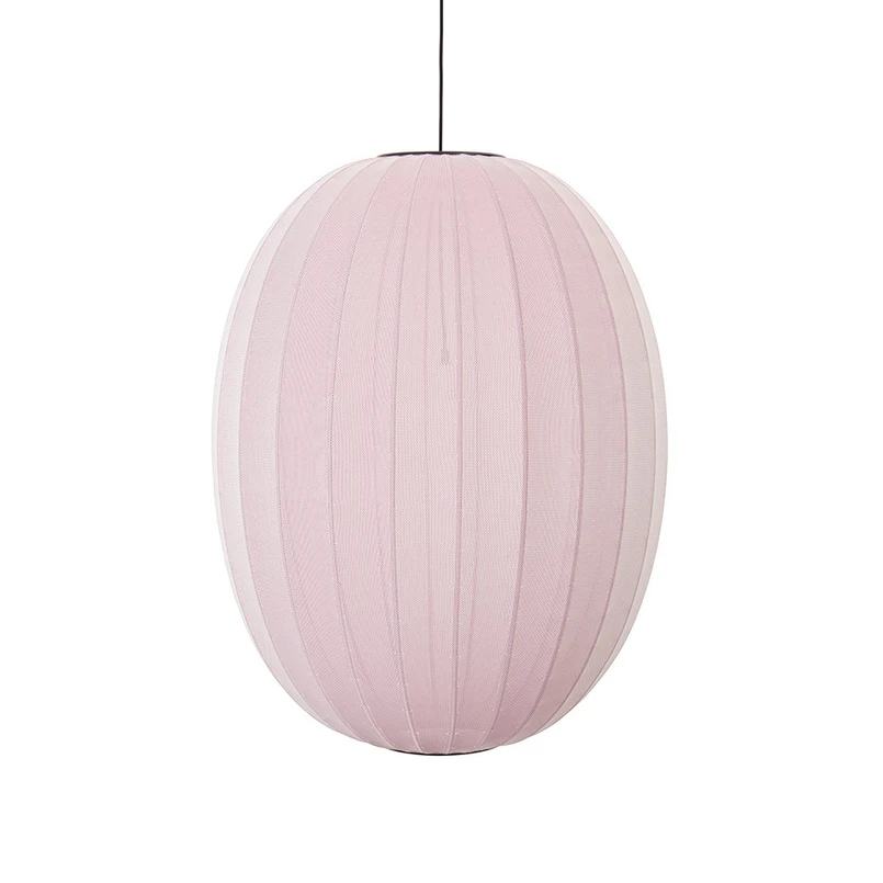 Made By Hand – Knit-Wit 65 High Oval Pendelleuchte, rosa