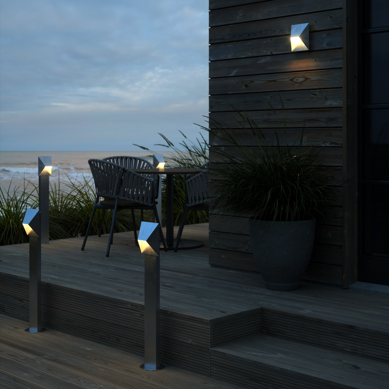 Pontio Lámpara Exterior/Jardín Galvanized Steel - Nordlux