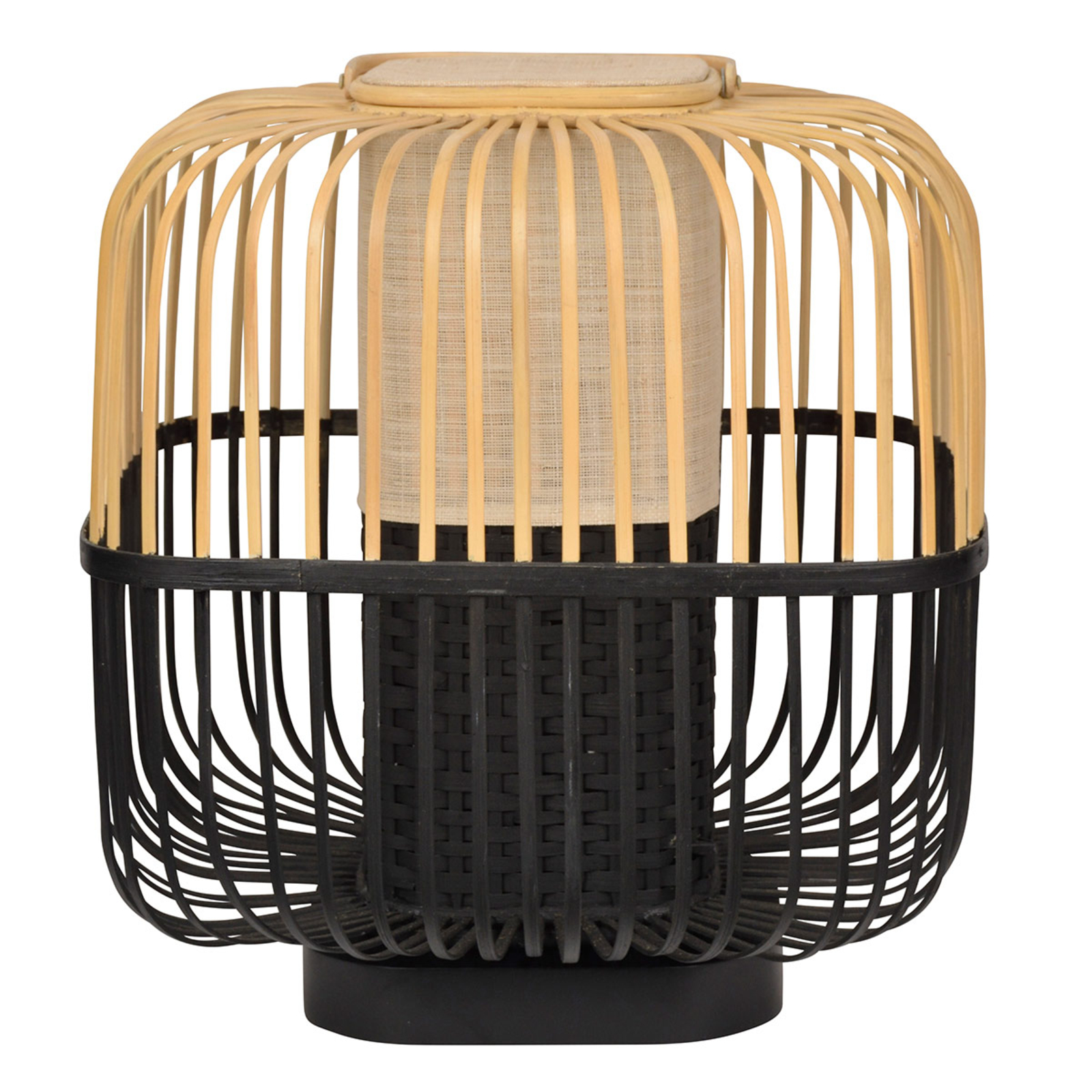 Forestier Bamboo Square Tischleuchte aus Bambus