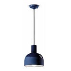 Caxixi pendant light made of ceramic, blue