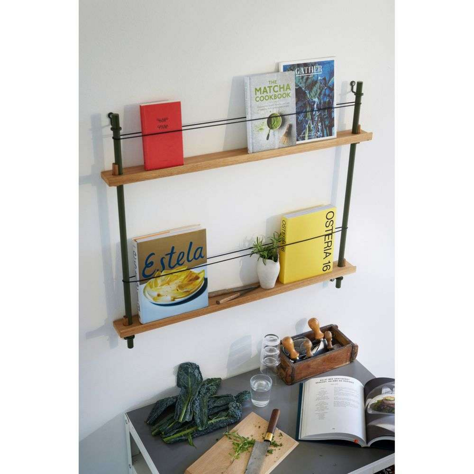 Magazine Shelving Oak/Pine Zelena - Moebe