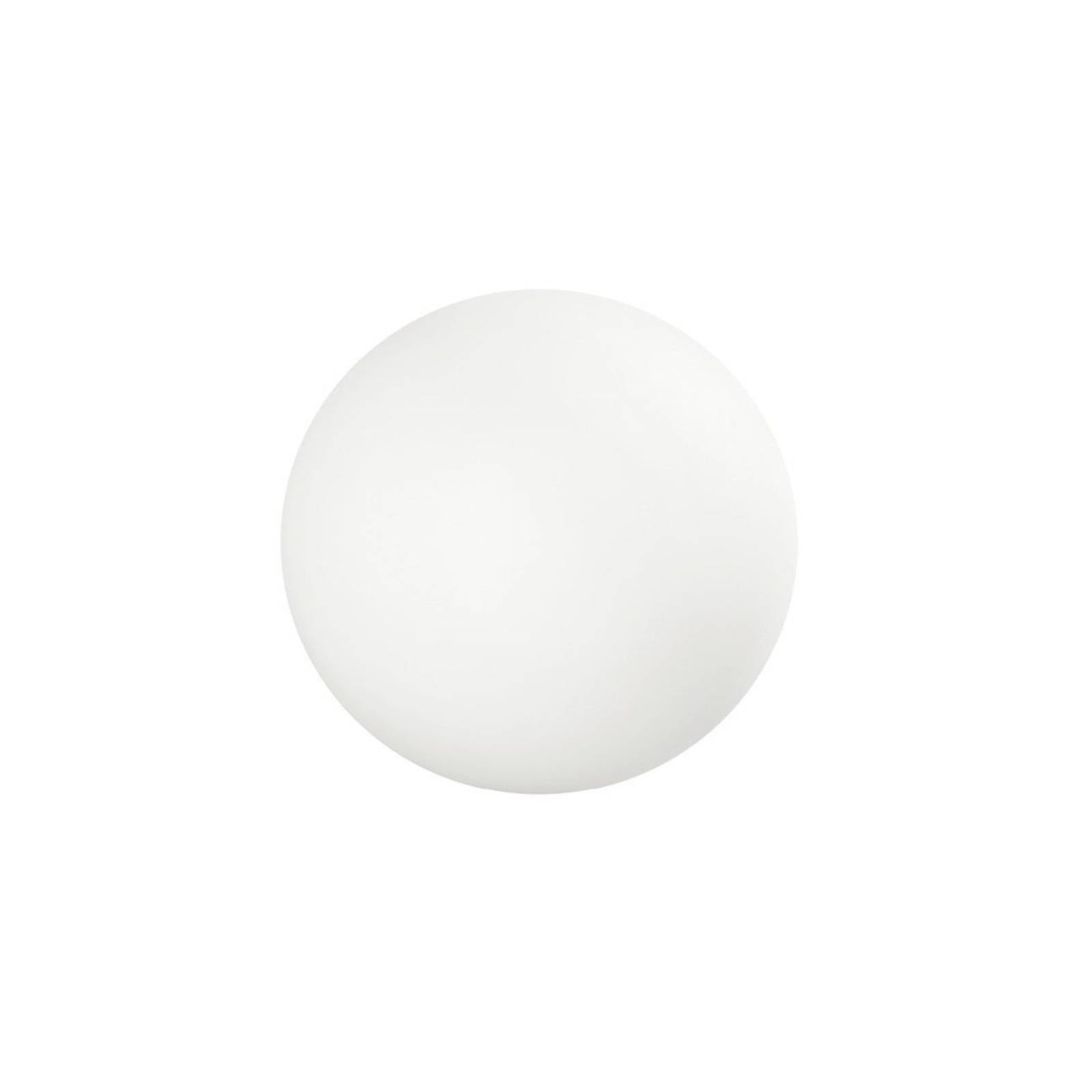 LED-Bodenleuchte Oh!, Ø 28 cm, E27, Polycarbonat, weiß