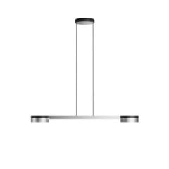 Blade S2 Slim Pendelleuchte Matt Black/Satin Silver - Light-Point