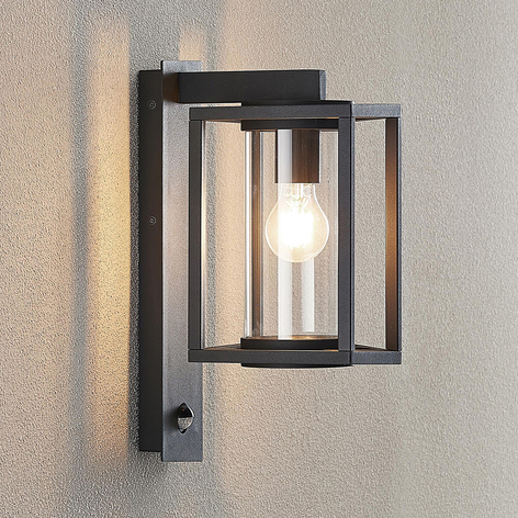 Lucande Ferda capteur applique extérieur suspendue