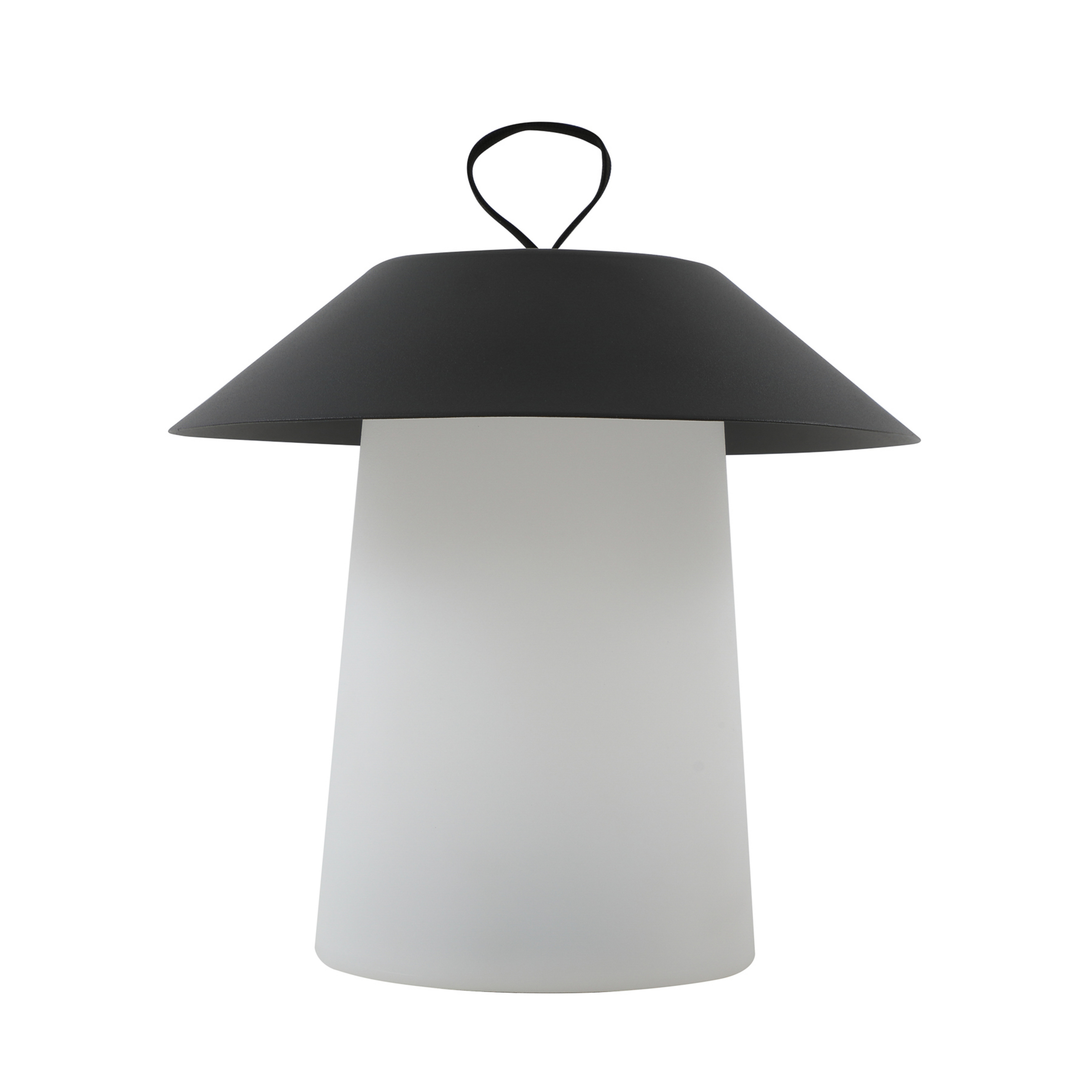 Kalina LED Portable All'aperto Lampada da Tavolo Nero/Bianco - Lindby