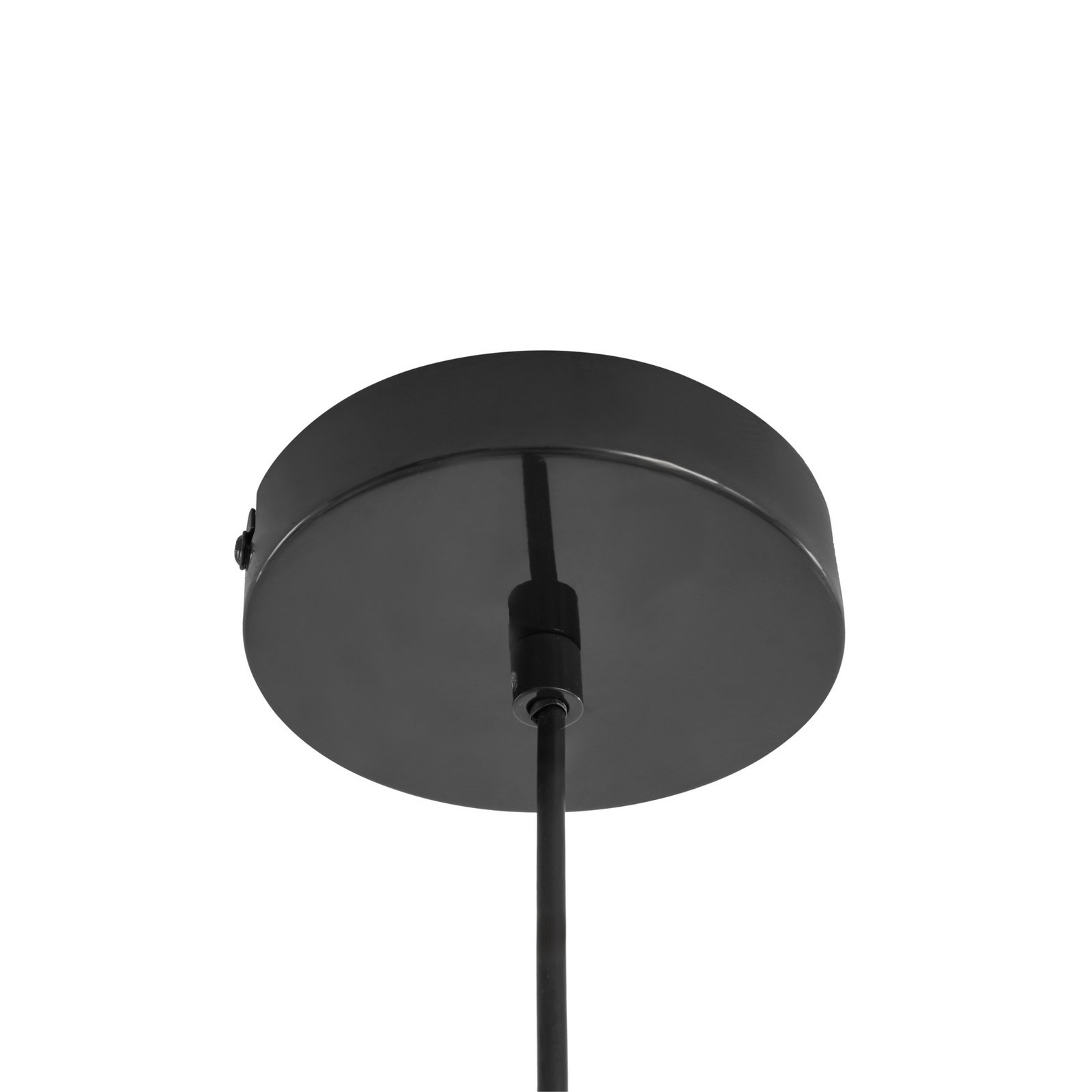 Lindby piekaramā lampa Tivra, melna, Ø 35 cm, metāls, E27