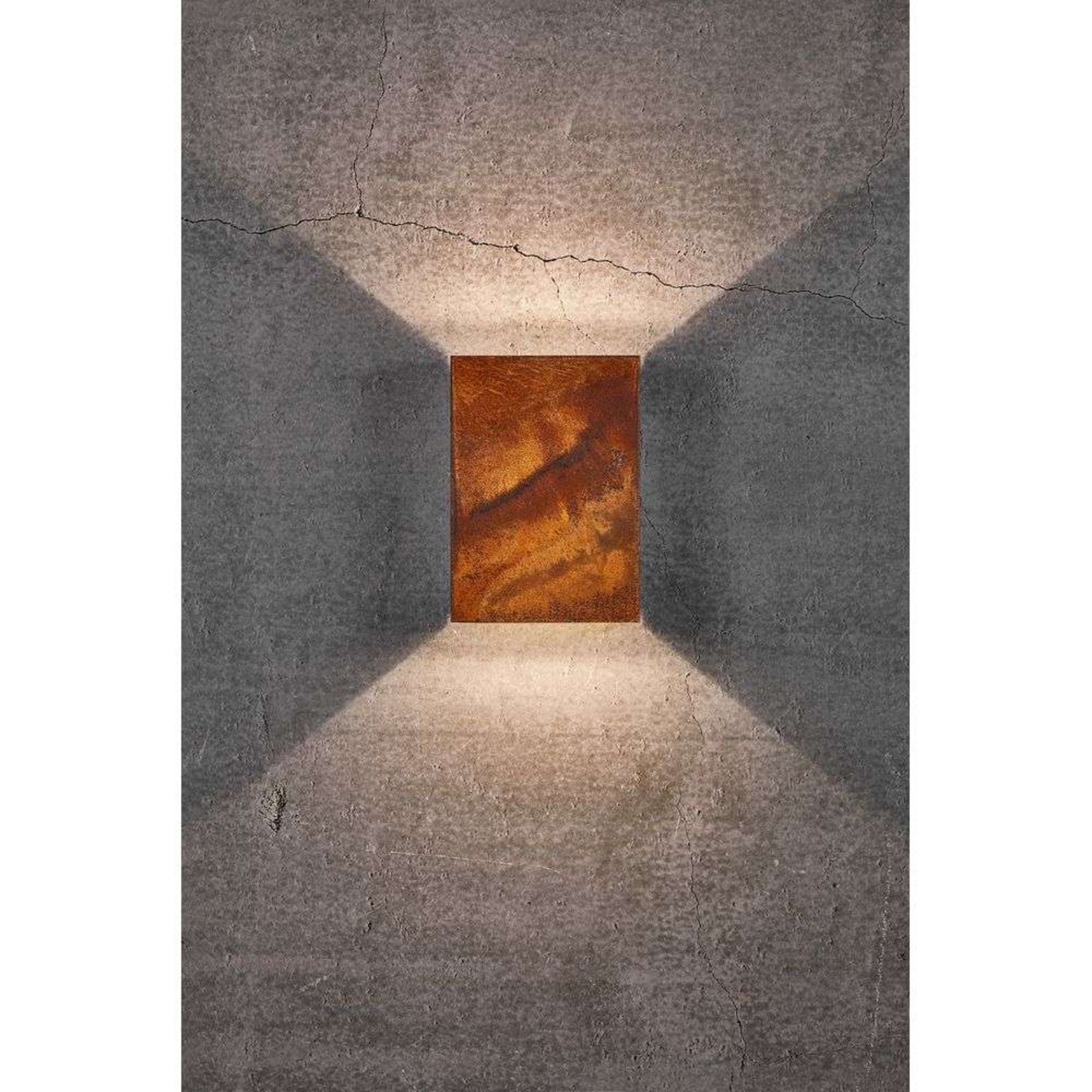 Fold 15 LED Vägglampa Corten - Nordlux