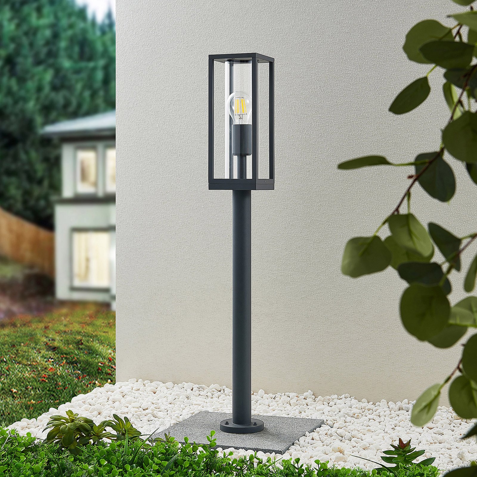 Giavanna Gartenleuchte H80 Dark Grey - Lindby