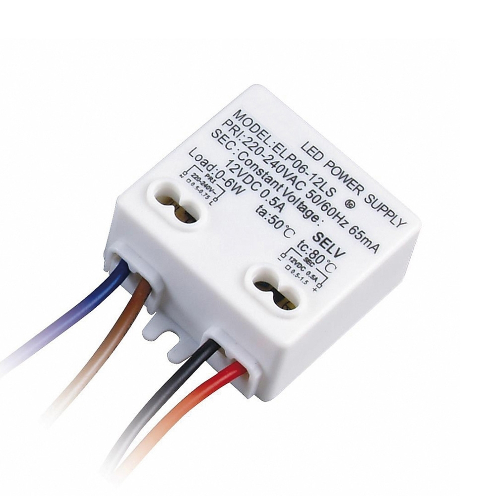 Heitronic LED ballast - 6 W, Plastic, L: 4.1 cm, W: 5 cm, H: 2.2 cm