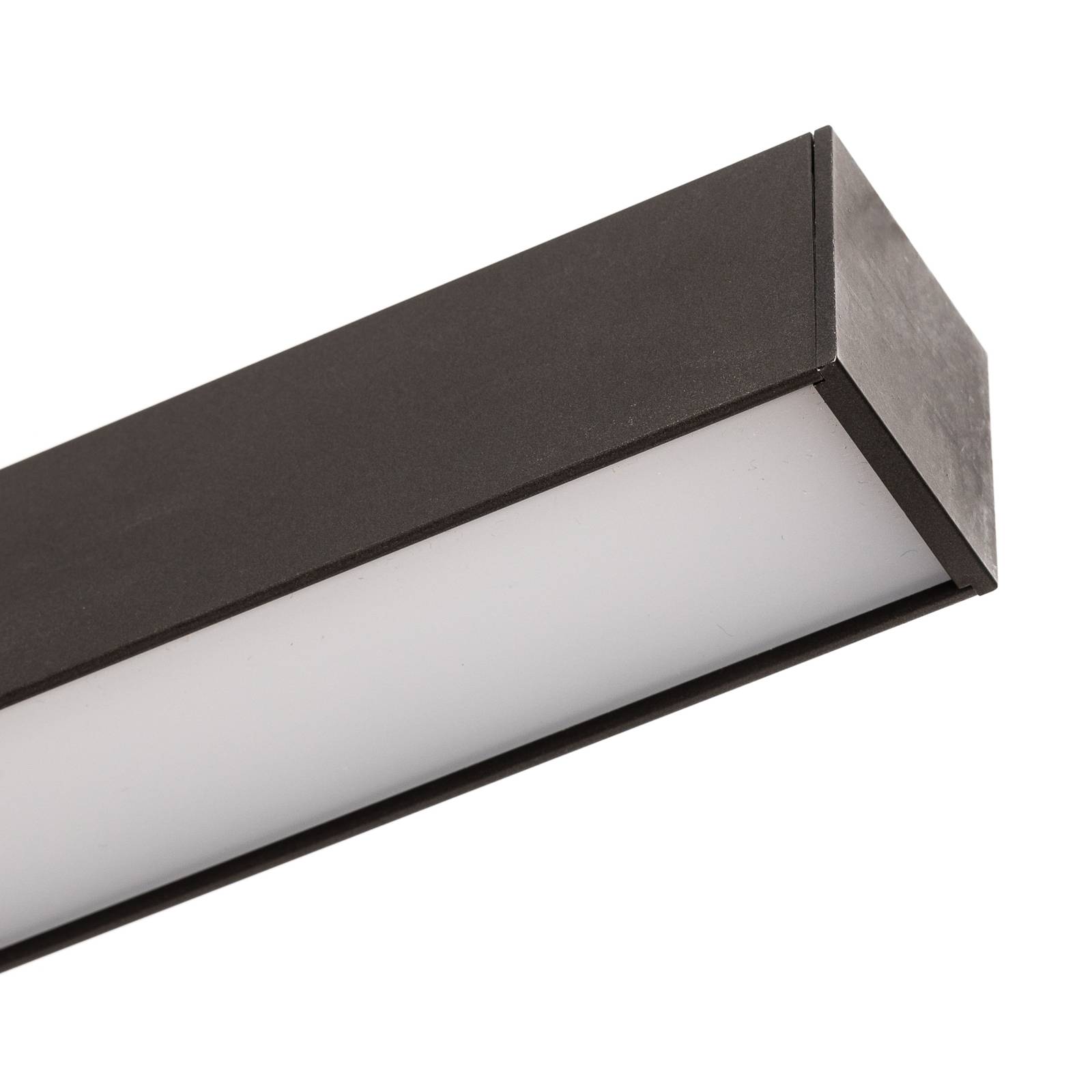 Lampa sufitowa LED PURE Lines, 110 cm, antracyt, CCT, pilot