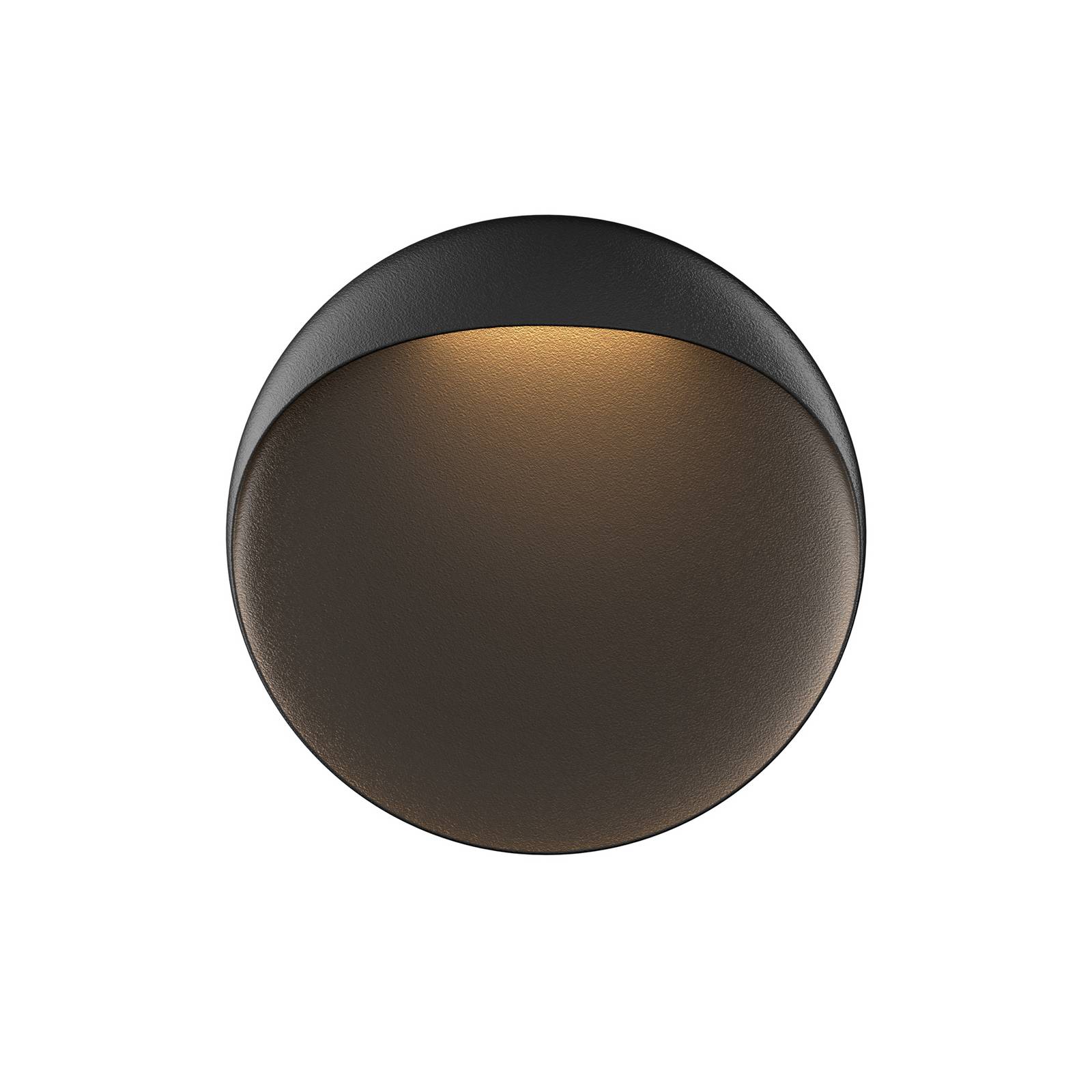 Louis Poulsen LED-Wandlampe Flindt, schwarz 3.000 K Ø 20 cm