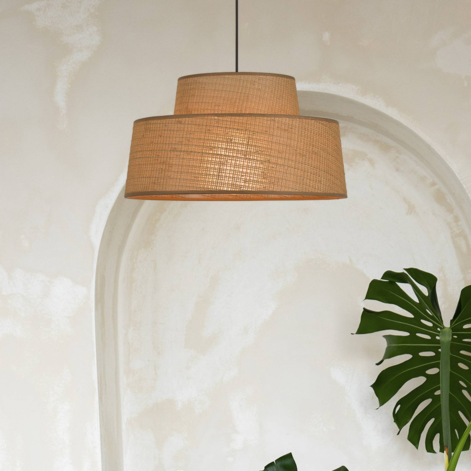 COREP Hänglampa Mallorca, Jamaica, Ø 38 cm, papper