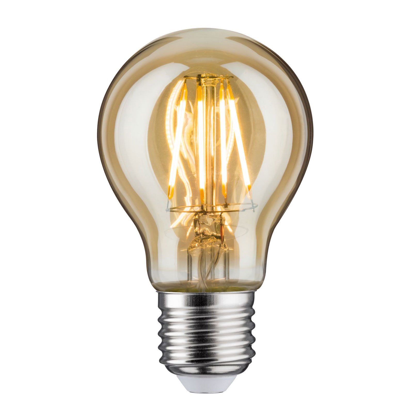 Ampoule LED E27 6,5 W 2 500 K dorée